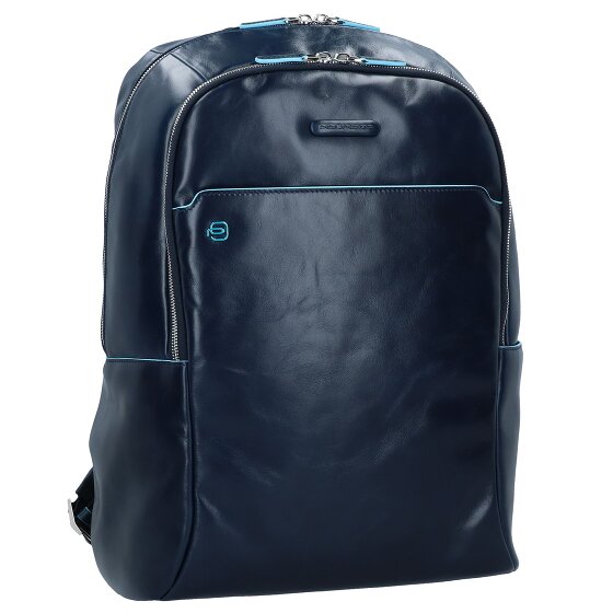 Piquadro Blue Square backpack leather 43 cm laptop compartment