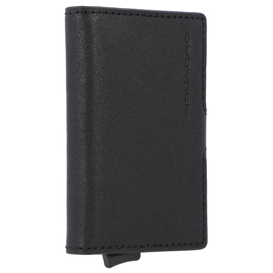 Piquadro Blue Square Credit card case Leather 10 cm