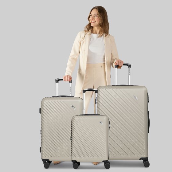 Check.In Paradise 2.0 4 wheels Suitcase set 3-piece with expansion pleat
