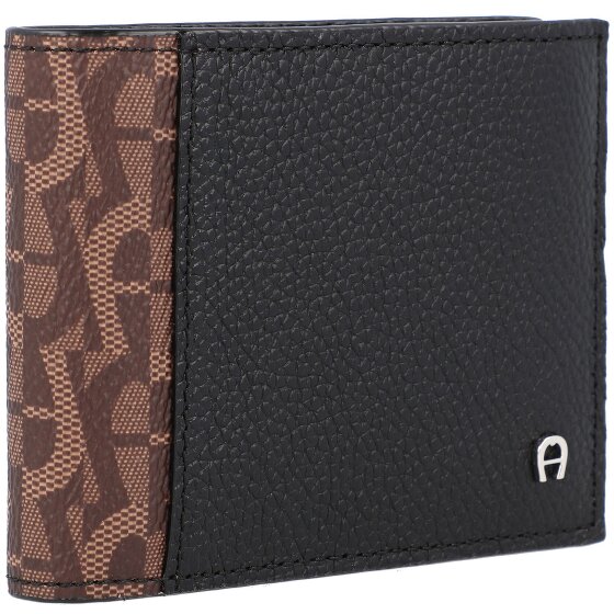 Aigner Logo wallet RFID leather 10 cm