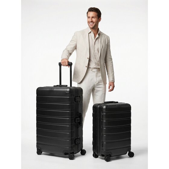 Redolz Pro Aluminum 4-Wheel Suitcase Set (S + L)