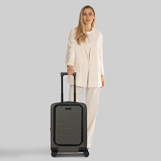 Police London 4 wheels Cabin trolley 55 cm Laptop compartment with expansion pleat