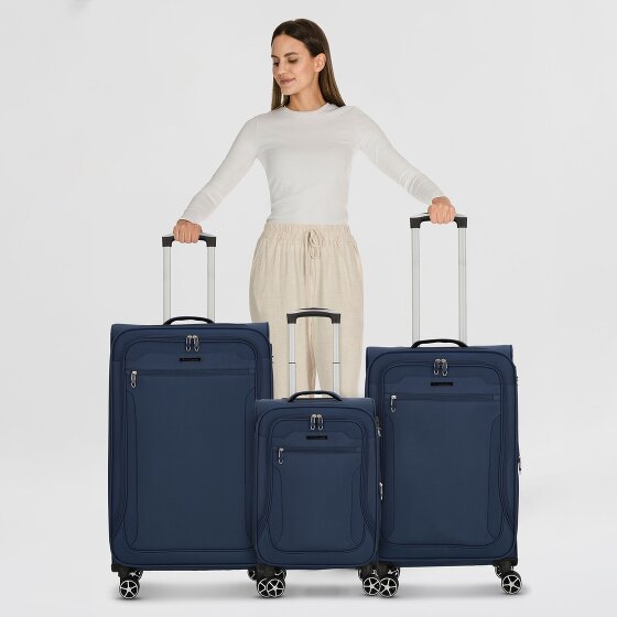 Cocoono Monterrey 4 wheels Suitcase set 3-piece with expansion pleat