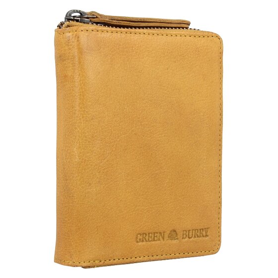 Greenburry Vintage Washed wallet leather 10 cm