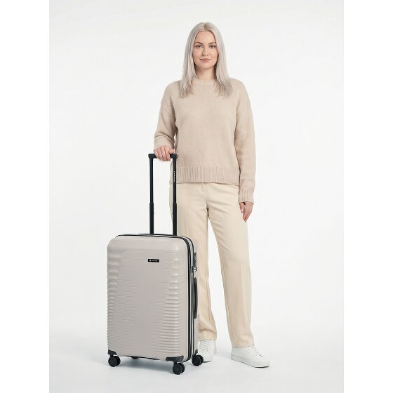 Farmhood Straw Edition 4 wheels Trolley 67 cm Expandable