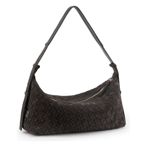 LES VISIONNAIRES Marie Shoulder Bag Genuine Leather 38 cm