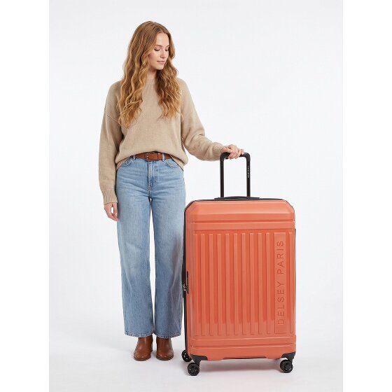 Delsey Paris Lutece Se 4 wheels Trolley 75 cm Expandable