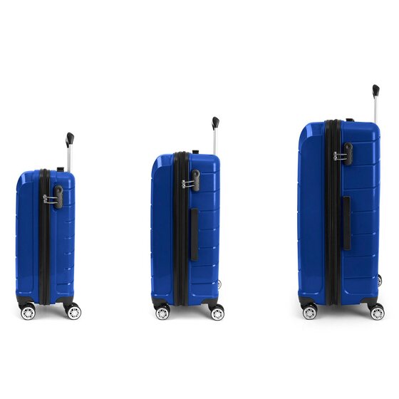 Gabol Midori 4 Roll Suitcase Set 3pcs. Gabol Midori 4 Roll Suitcase Set 3pcs.