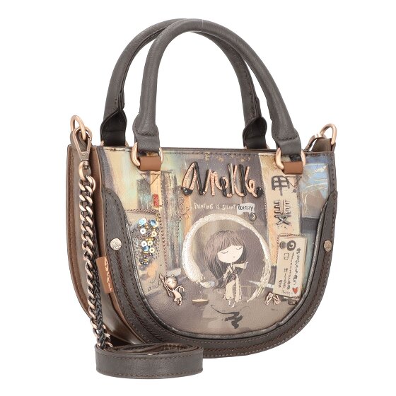 Anekke Shoen Brown Handbag 23 cm
