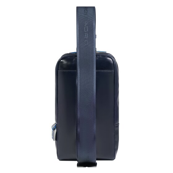 Piquadro Blue Square shoulder bag leather 28 cm