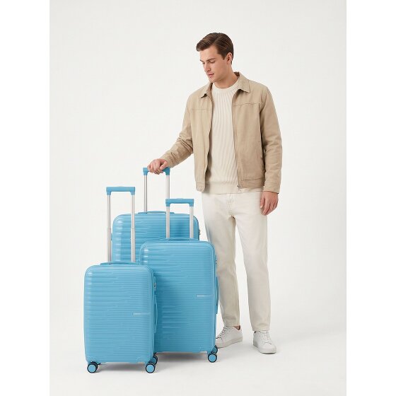 Travelite Pacific 4 wheels Suitcase set 3-piece