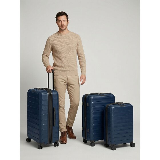 d&n Toronto 4 wheels Suitcase set 3-piece with expansion pleat