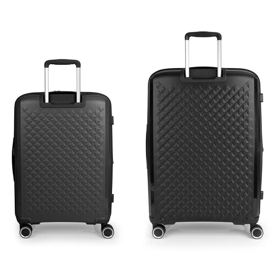 Gabol Queens 4 wheels Suitcase set 2-piece with expansion pleat