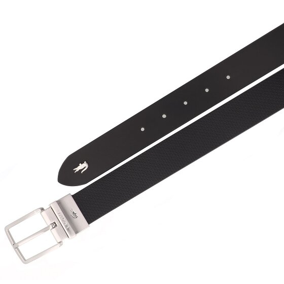 Lacoste Embossed Mono Box Reversible belt Leather