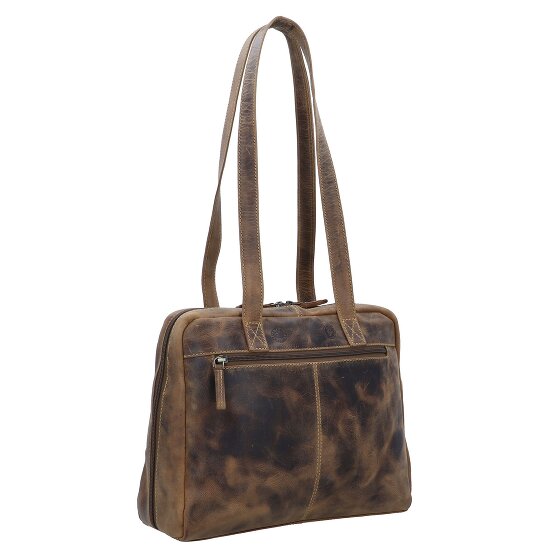 Greenburry Vintage Shoulder Bag Leather 35 cm