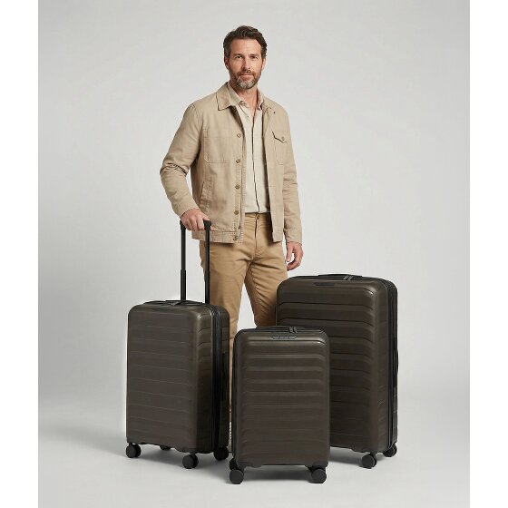 d&n Toronto 4 wheels Suitcase set 3-piece with expansion pleat