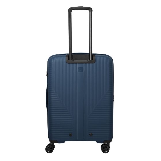 Travelite Air Stripe 4 wheels Suitcase set 3-piece with expansion pleat