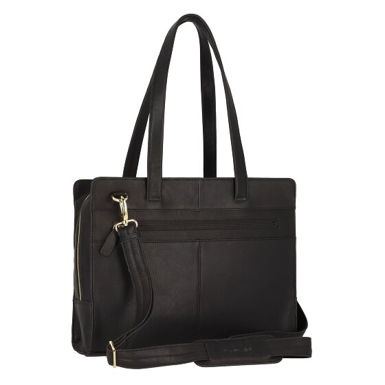 Plevier Pharos Briefcase Leather 37.5 cm Laptop compartment