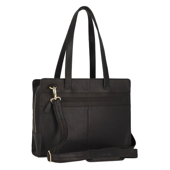 Plevier Pharos Briefcase Leather 37.5 cm Laptop compartment