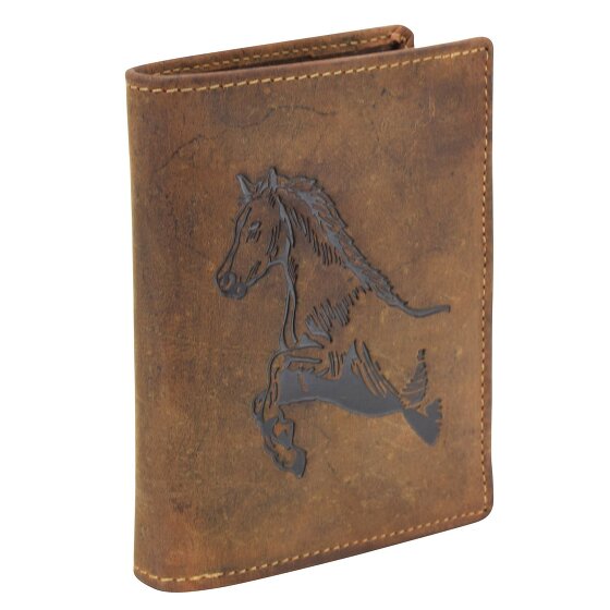 Greenburry Vintage wallet horse leather 9.5 cm