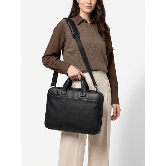 The Chesterfield Brand Venturo Briefcase Genuine Leather 40 cm Laptop compartment