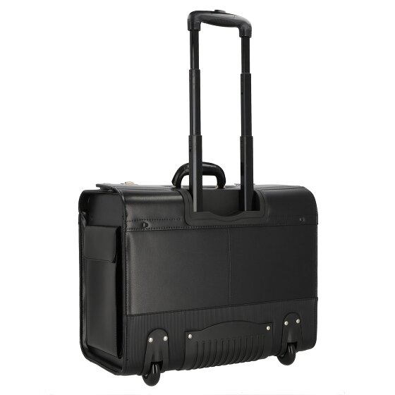 Dermata 2 wheels Pilot trolley Leather 39 cm