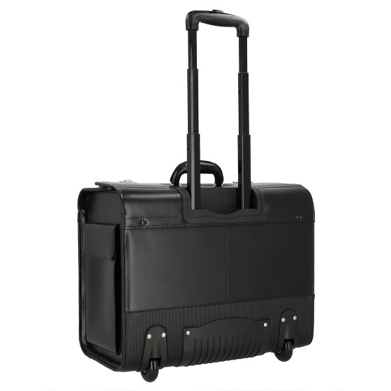 Dermata 2 wheels Pilot trolley Leather 39 cm