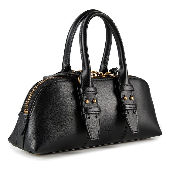 PINKO Bowling Bag Handbag Leather 29 cm