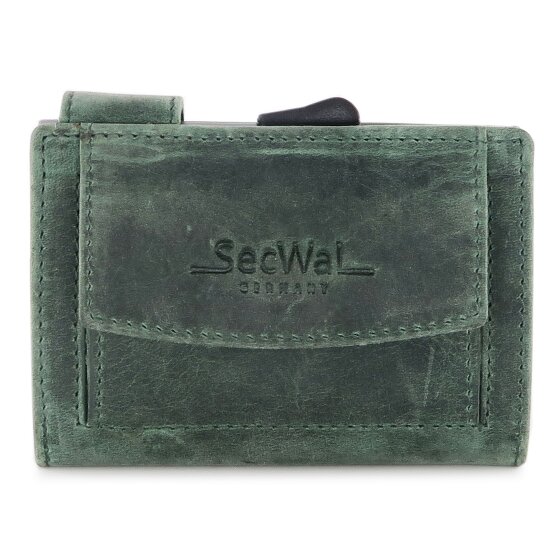 SecWal Credit card case wallet RFID leather 9 cm