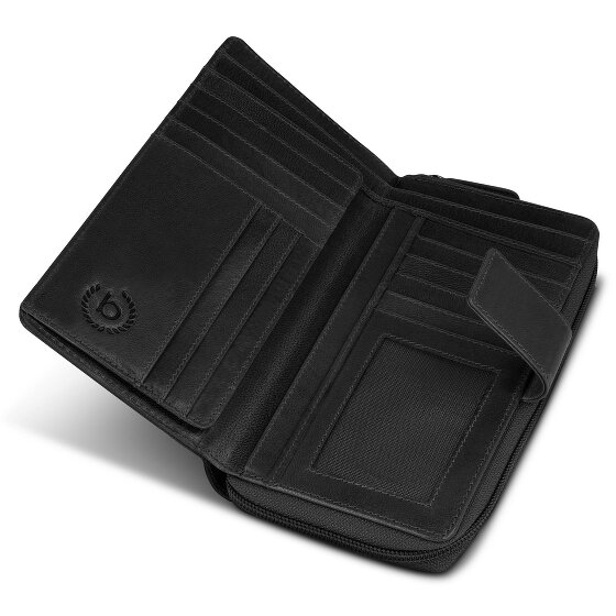 Bugatti Valencia Wallet RFID protection Leather 10 cm