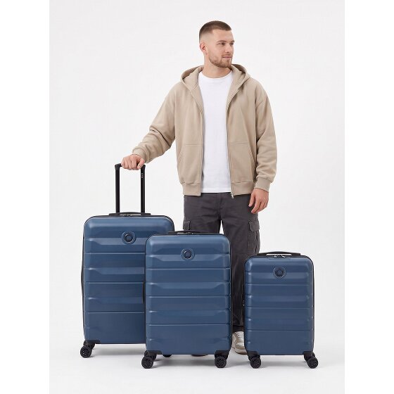 Delsey Paris Air Armour 4 wheels Suitcase set 3-piece Expandable