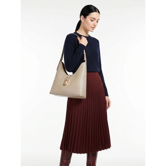 Furla Goccia Shoulder Bag Genuine Leather 30 cm