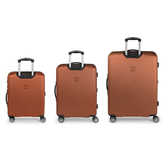 Gabol Escape 4 wheels Suitcase set 3-piece with expansion pleat