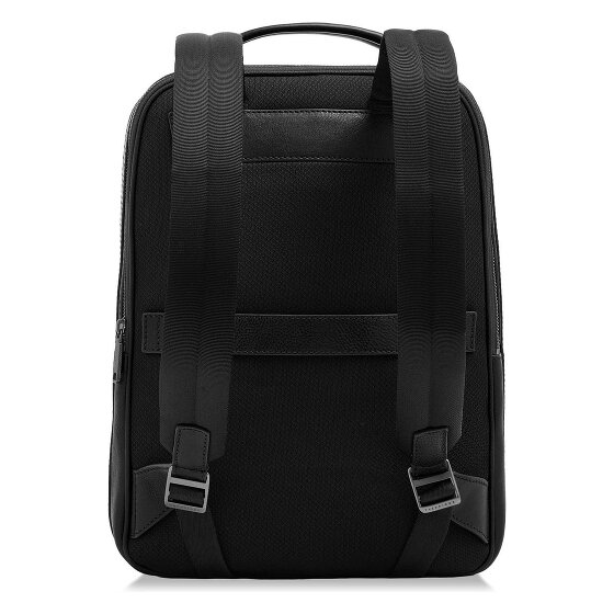 The Bridge Ludovico travel backpack leather 42 cm laptop compartment