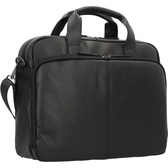 d&n Business Line Briefcase leather 38 cm laptop compartment
