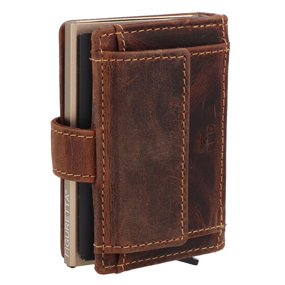Greenburry Vintage Wallet RFID protection Leather 7.5 cm