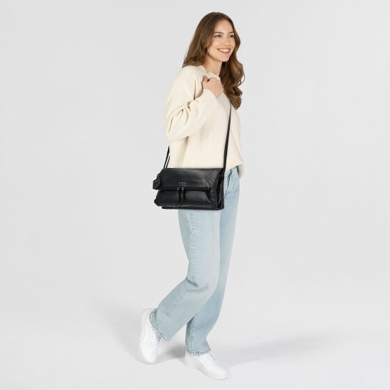 Burkely Creased Crystal Shoulder bag Leather 27 cm