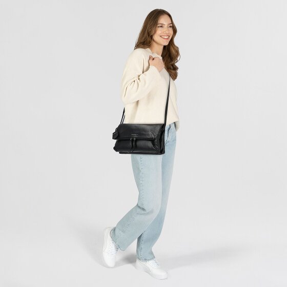 Burkely Creased Crystal Shoulder bag Leather 27 cm