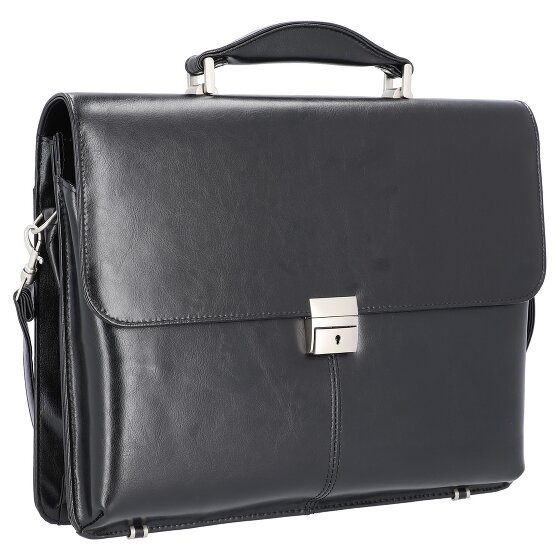 Alassio Faenza briefcase leather 40 cm laptop compartment