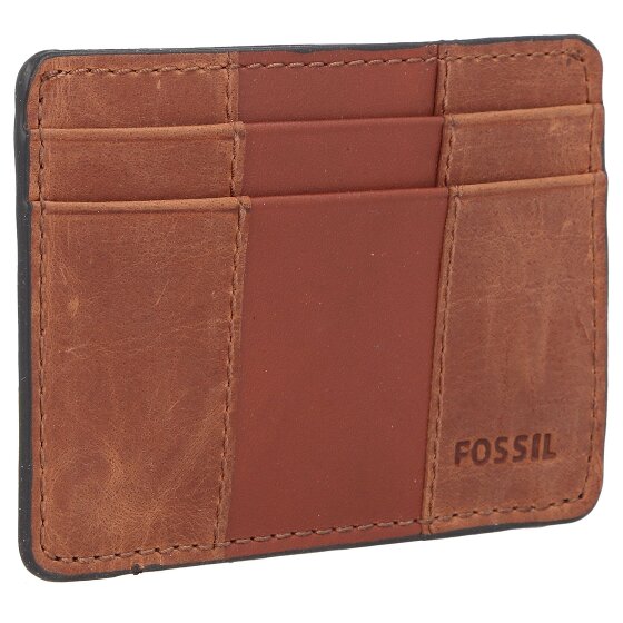 Fossil Everett credit card case leather 10 cm
