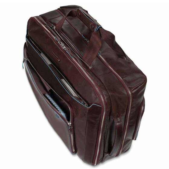 Piquadro Blue Square 2 Roll Business Trolley Leather 51 cm Laptop compartment