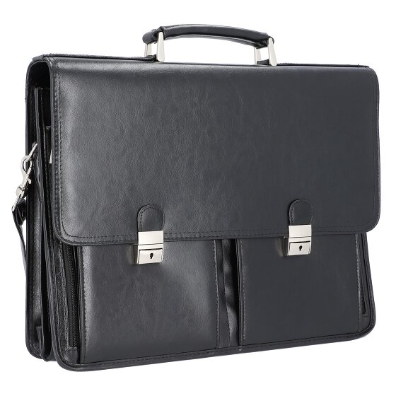 Alassio Veneto briefcase leather 42 cm laptop compartment