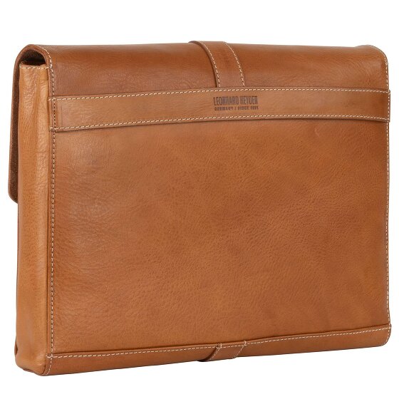 Leonhard Heyden Bergamo briefcase leather 37 cm laptop compartment