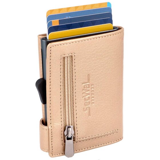 SecWal Credit card holder wallet RFID leather 9.5 cm
