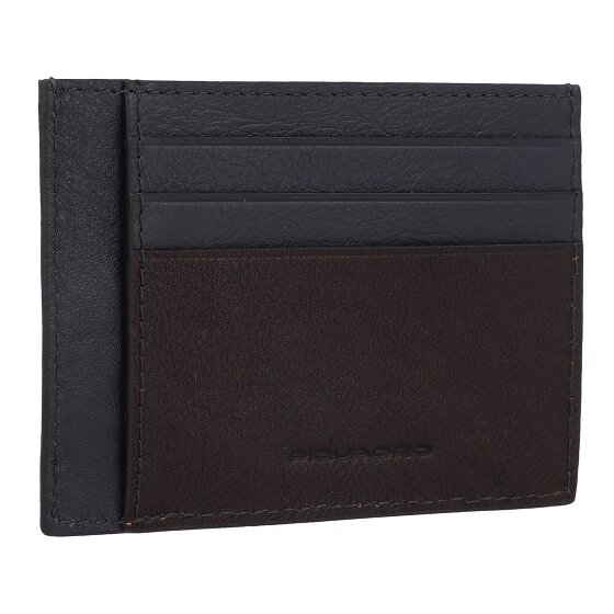 Piquadro Black Square Credit card case Leather 11 cm