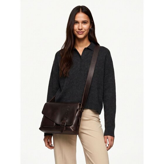 aunts & uncles Heritage Messenger Genuine Leather 41.5 cm Laptop compartment