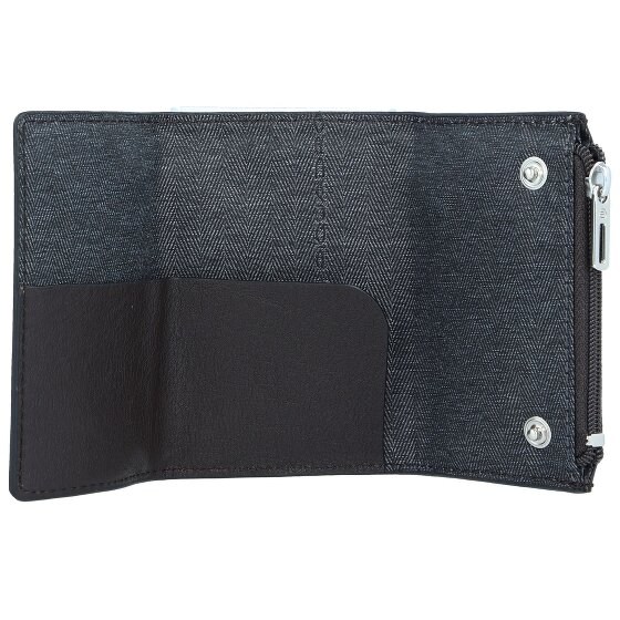 Piquadro Black Square credit card case leather 6 cm