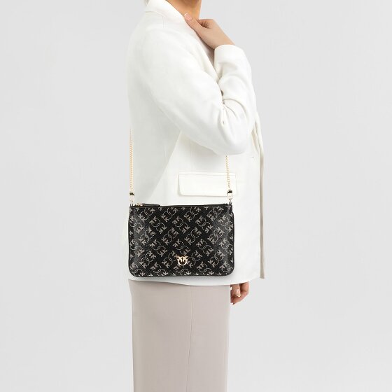 PINKO Flat Classic Clutch bag Leather 25 cm