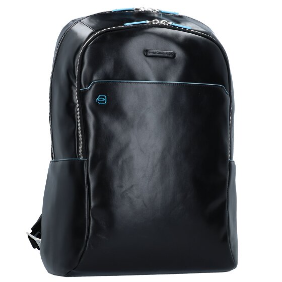 Piquadro Blue Square backpack leather 43 cm laptop compartment