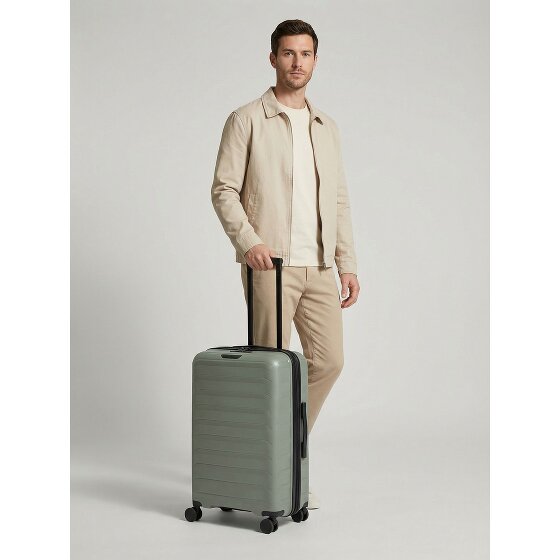 d&n Toronto 4 wheels Trolley M 65 cm with expansion pleat